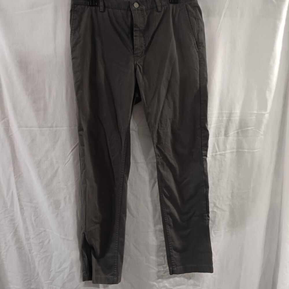 Spoke London Men's Heroes Build C Chino Pants Gray Size 31 x 30 - Picture 2 of 9